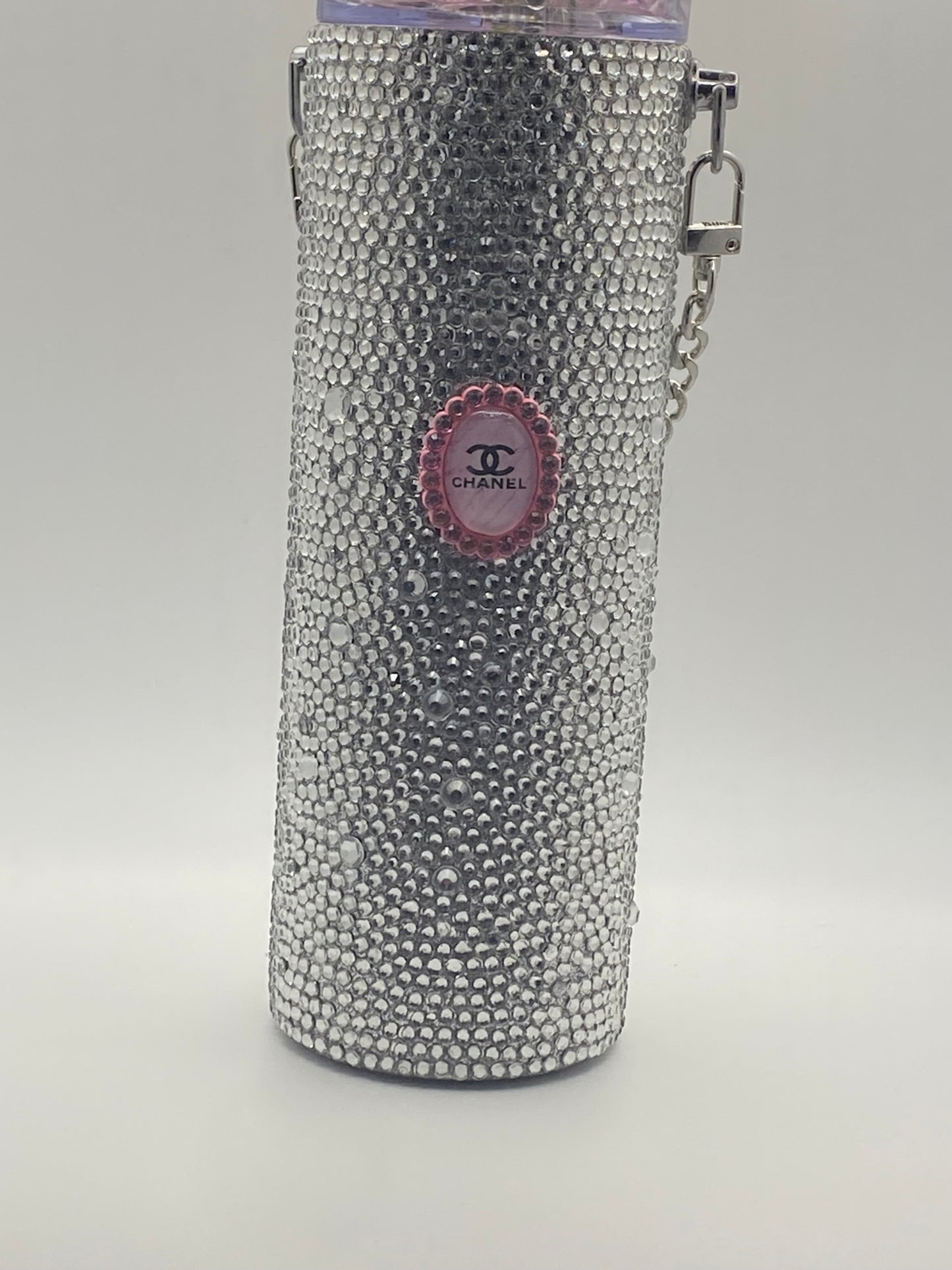 Rhinestone Personalized Purse Tumbler