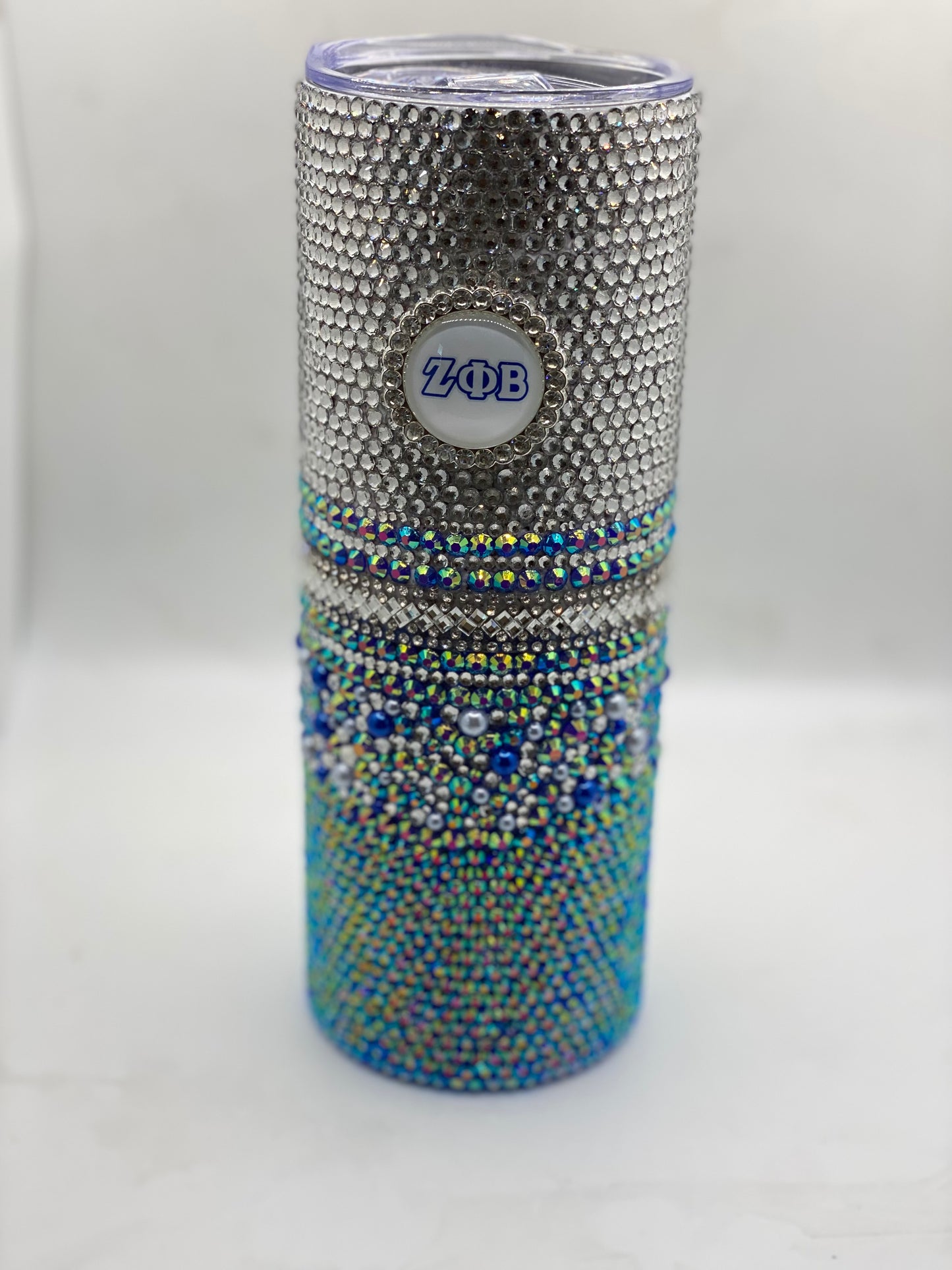 Rhinestone Bling Theta Psi Beta 20 oz Tumbler