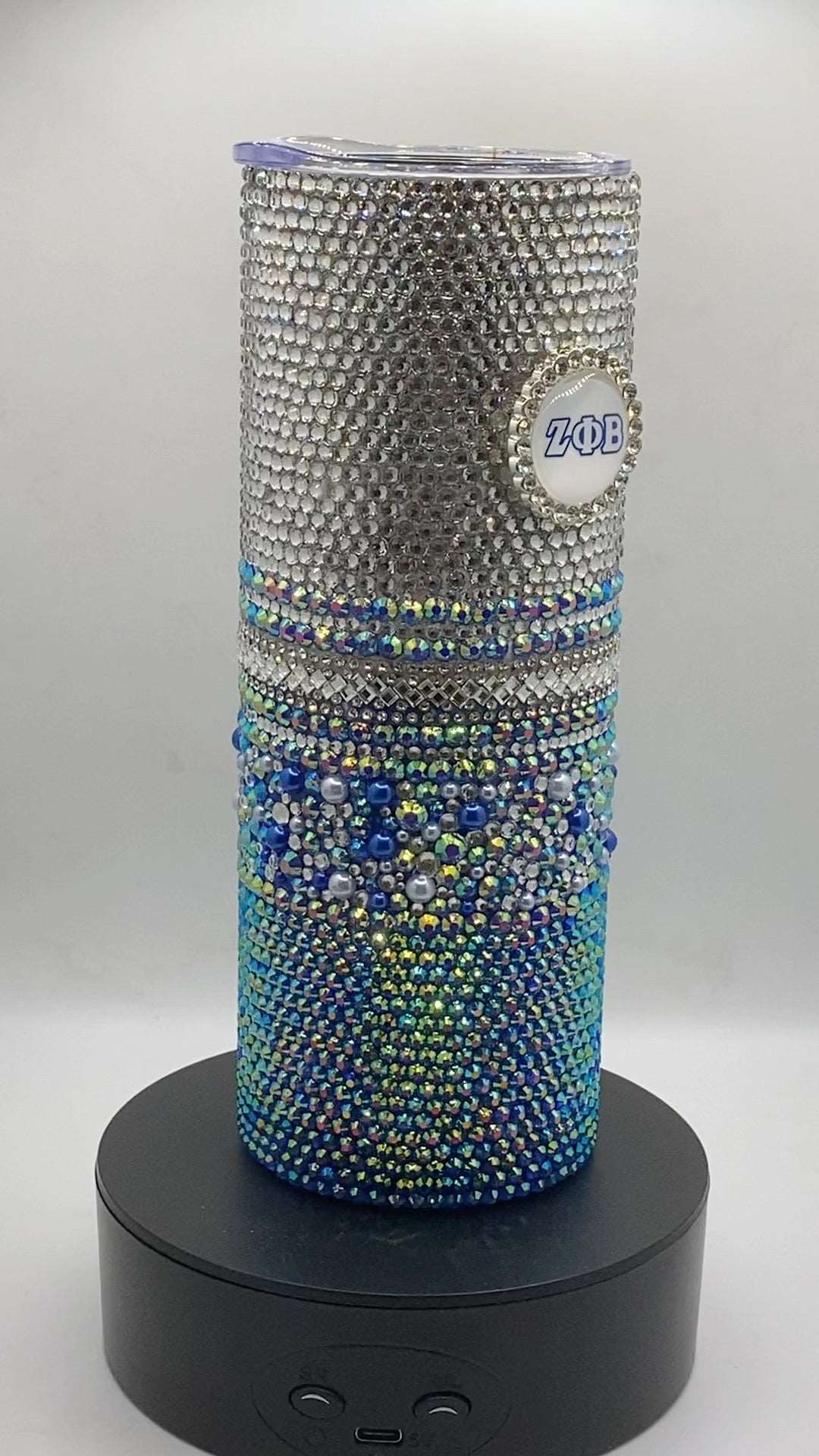 Rhinestone Bling Theta Psi Beta 20 oz Tumbler