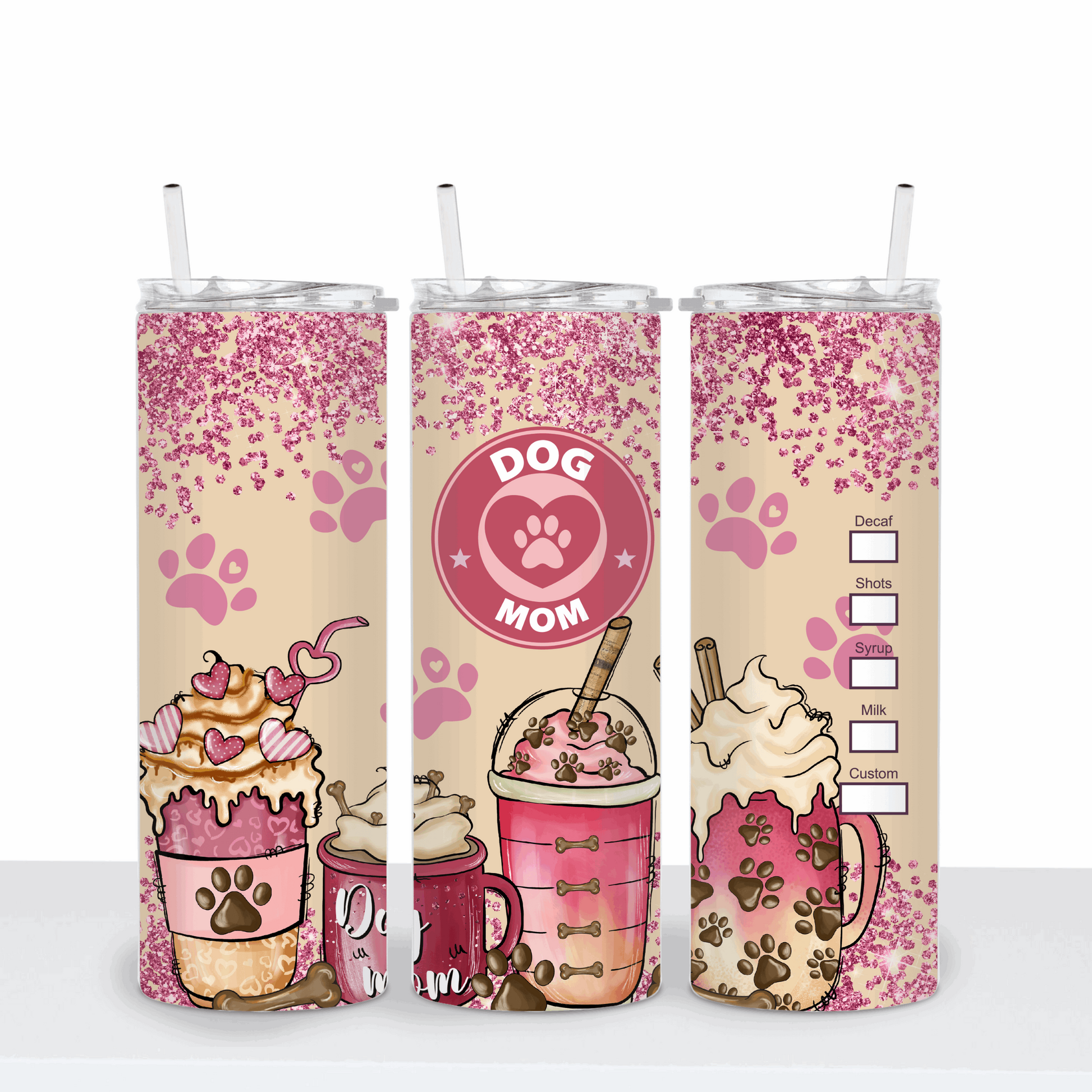 Dog Mom Coffee Tumbler