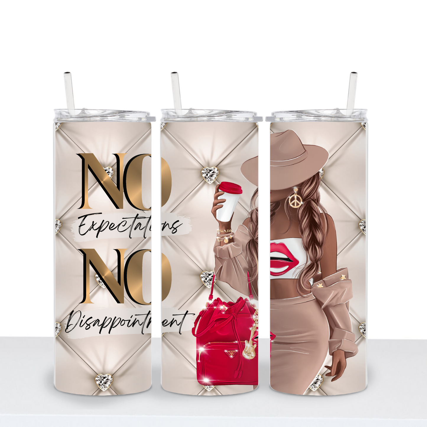 No Expectations No Disappointment Tumbler