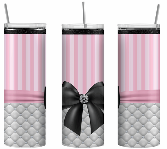 PinkGlamBow28 Custom Tumbler 