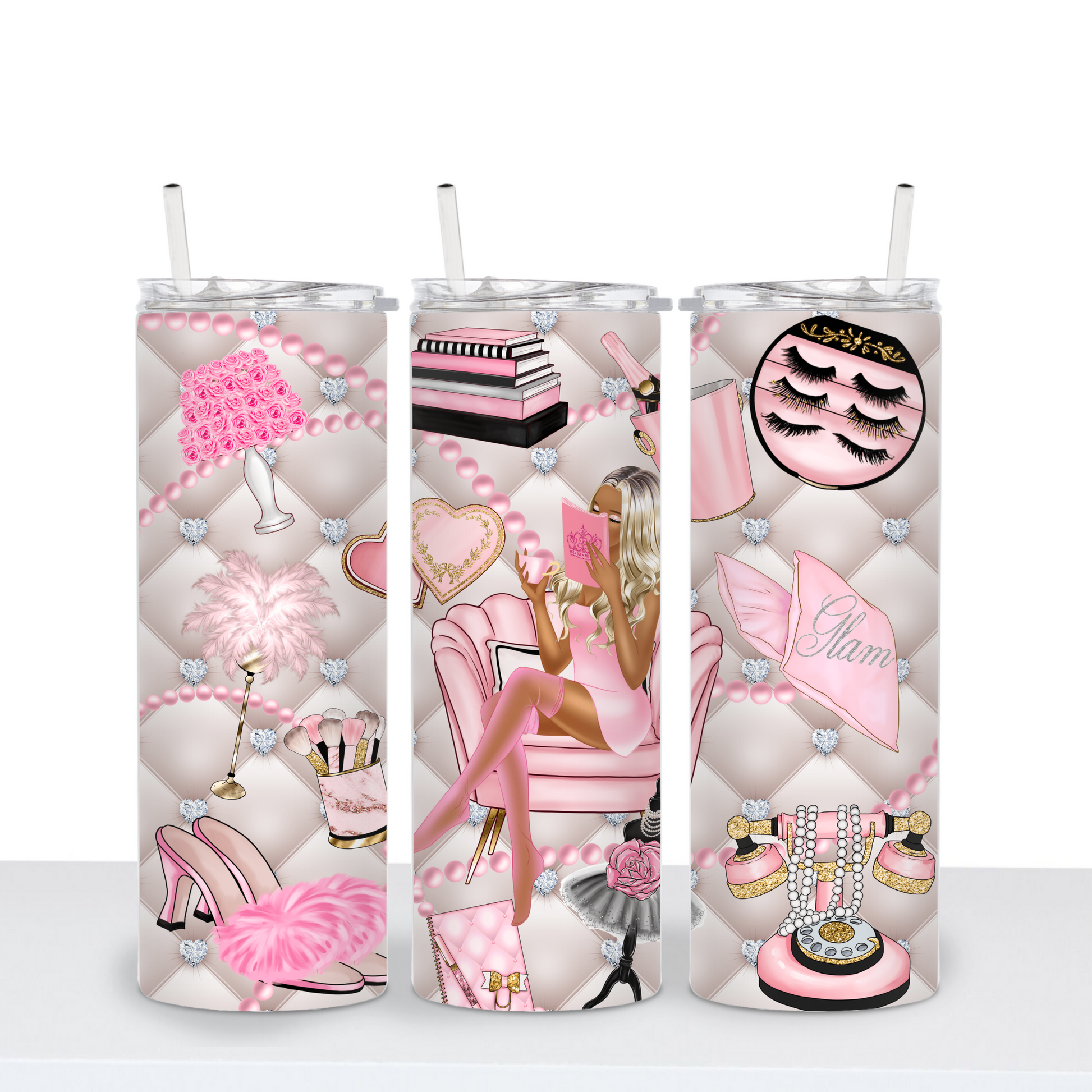 Pink Glam Tumbler