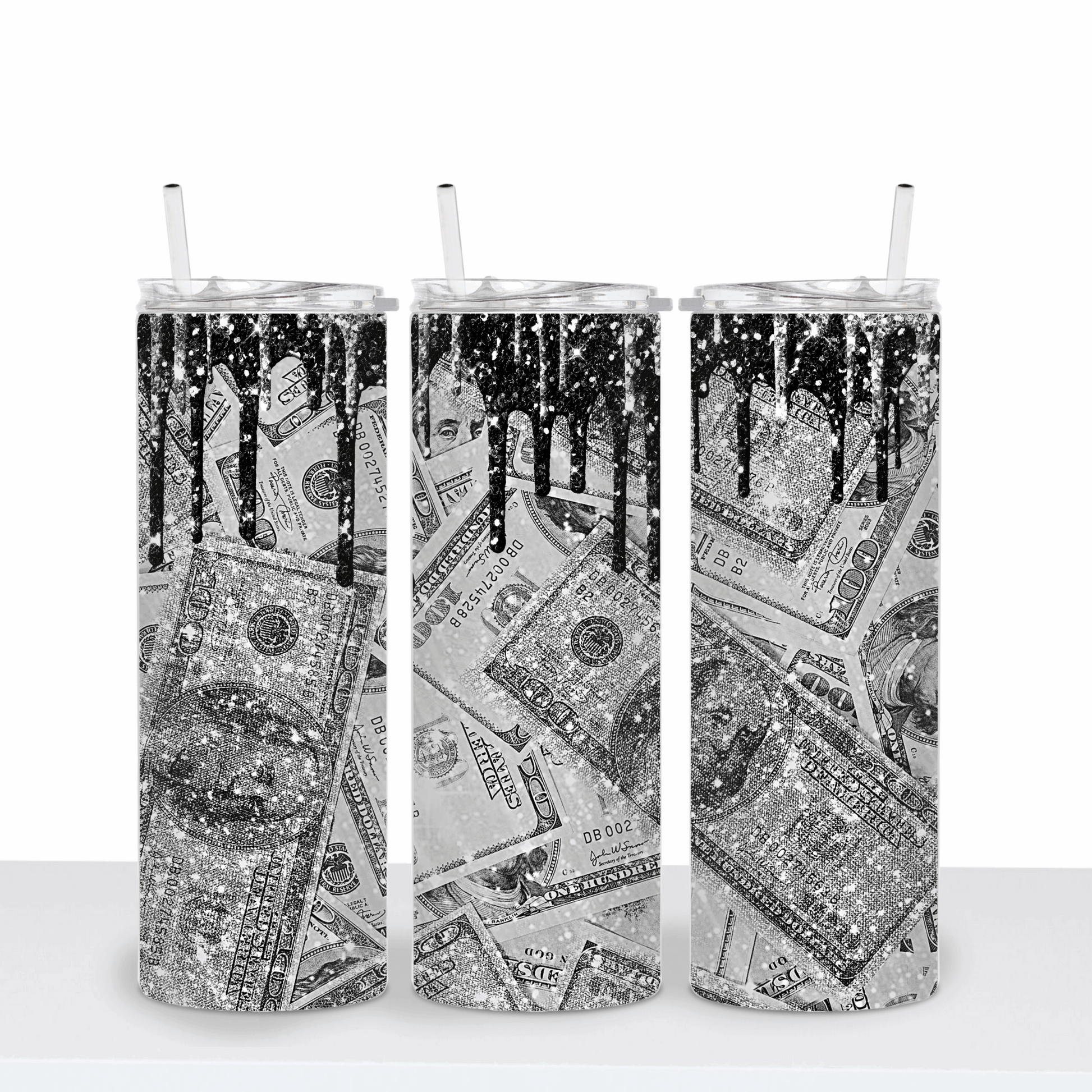 Black Money Glam Tumbler